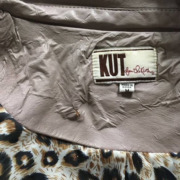 Kut From The Kloth Moto Jacket Faux Leather - Picture 9 of 11